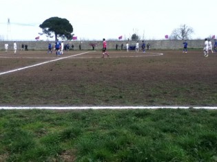 Una fase della partita di sabato