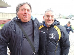 Il presidente Aletta e mister Santonastaso del San Felice