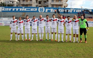 La Casertana vittoriosa a Martina (Foto Giuseppe Melone)