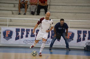 Della Corte in gol contro il Cus Avellino (Foto Giuseppe Melone)
