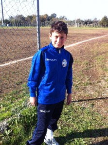 Davide Rea, attaccante della Vis Carano Calcio (foto Antimo Cusano)