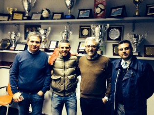 Rosario Majella con i dirigenti normanni