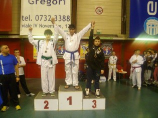 Gli atleti casertani sul podio