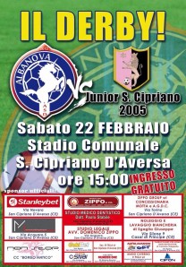 La locandina del derby