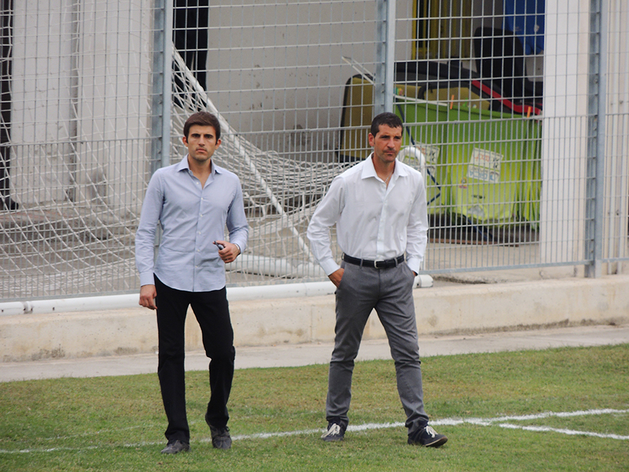 Il dg D'Anna con mister Foglia Manzillo