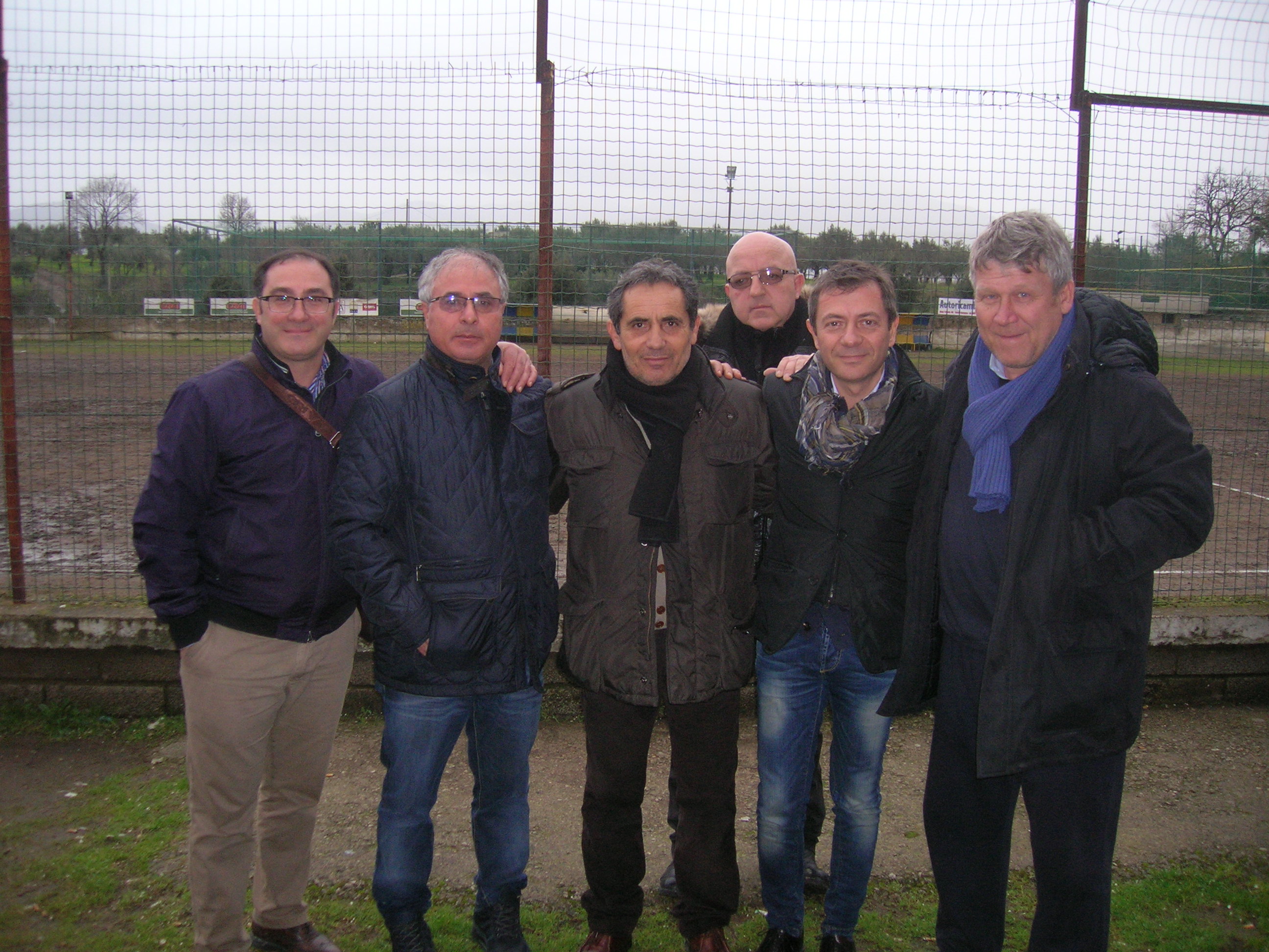 I responsabili della Rappresentativa Regionale della Campania ospiti della Sessana