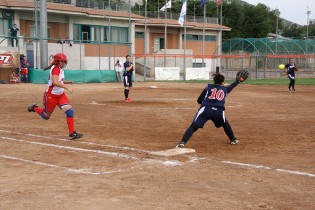 Caserta in azione in una gara della scorsa stagione