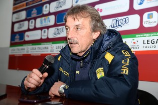 Mister Porta in sala stampa (Foto Giuseppe Melone)