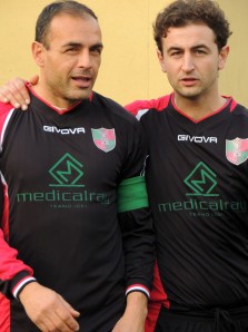 A sinistra il presidente del Teano Vastano