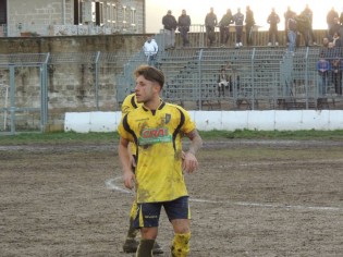 Mauro Bosco, centrocampista della Sessana (foto Mario Fantaccione)