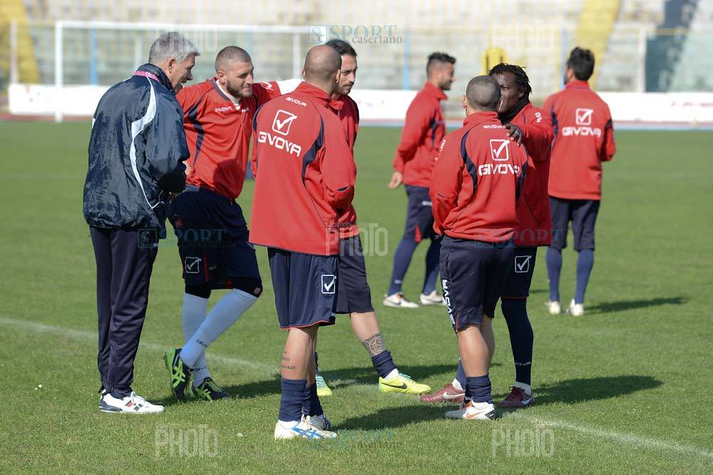 Casertana: differenziato per Cruciani, ma domenica ci sarà