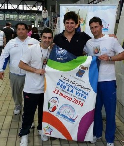 Al centro Massimiliano Giacobbo testimonial dell'evento