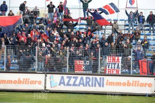 I tifosi della Casertana ad Aprilia