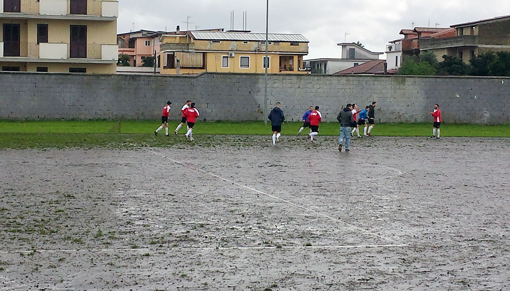 Una veduta del campo di Parete