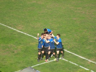 Esultanza per il goal di Diana