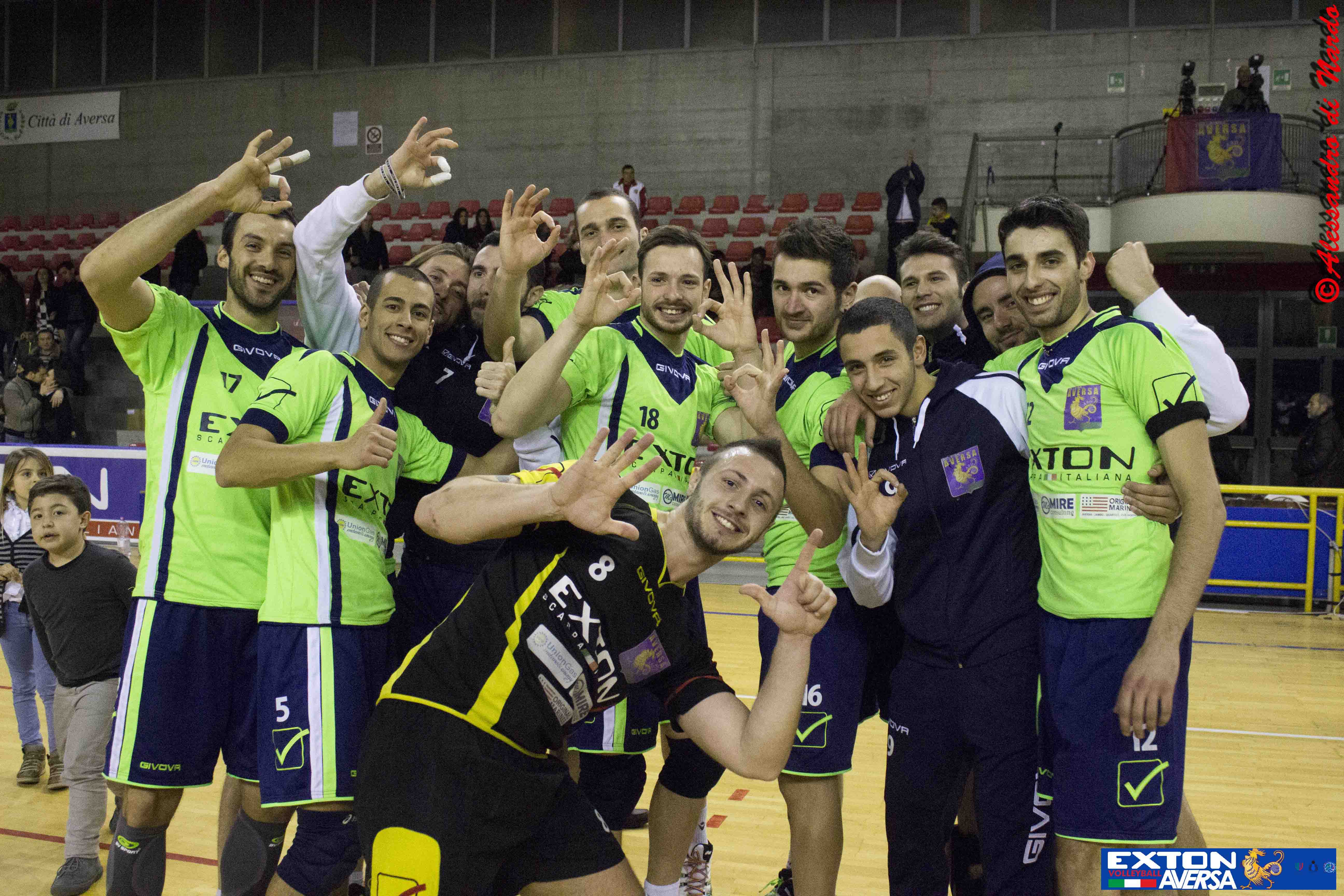 Exton Aversa di corsa verso la B1