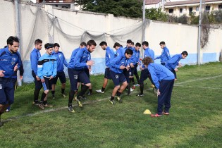 Il Gladiator nell'allenamento di ieri