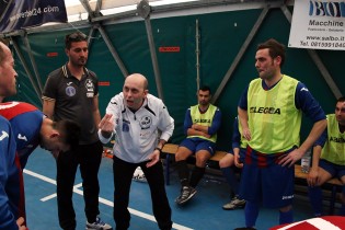 Emilio Panniello durante un timeout