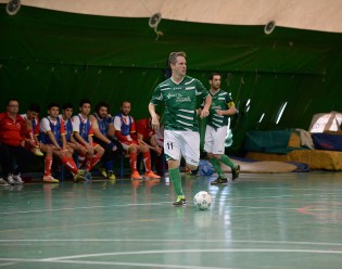 Edgar Schurtz in gol anche a Manfredonia (Foto Giuseppe Melone)