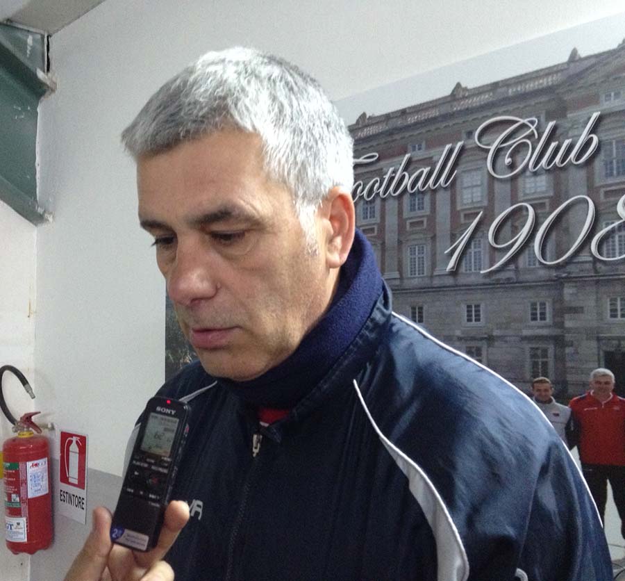 Ugolotti: “Contento di questa Casertana, a Foggia per fare risultato”