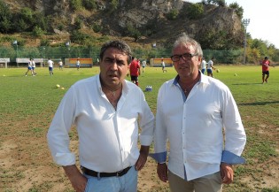 Il primo cittadino De Lucia con il presidente Nuzzo