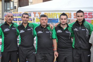 La formazione degli amatori Città di Sessa Aurunca che milita in B1