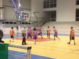 Un'azione della gara