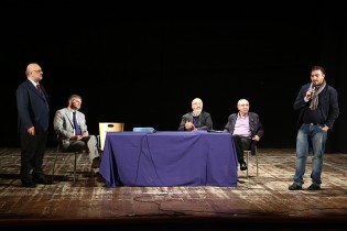 Il presidente dell'associazione 'Tenta Righe' Giuseppe Perrotta durante il convegno