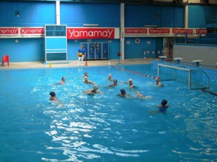 Un'azione di gioco di Volturno-Cosenza