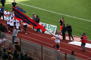 La festa a fine gara