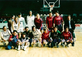 Casertana e Juvecaserta insieme nel '92 (Foto Santangelo)
