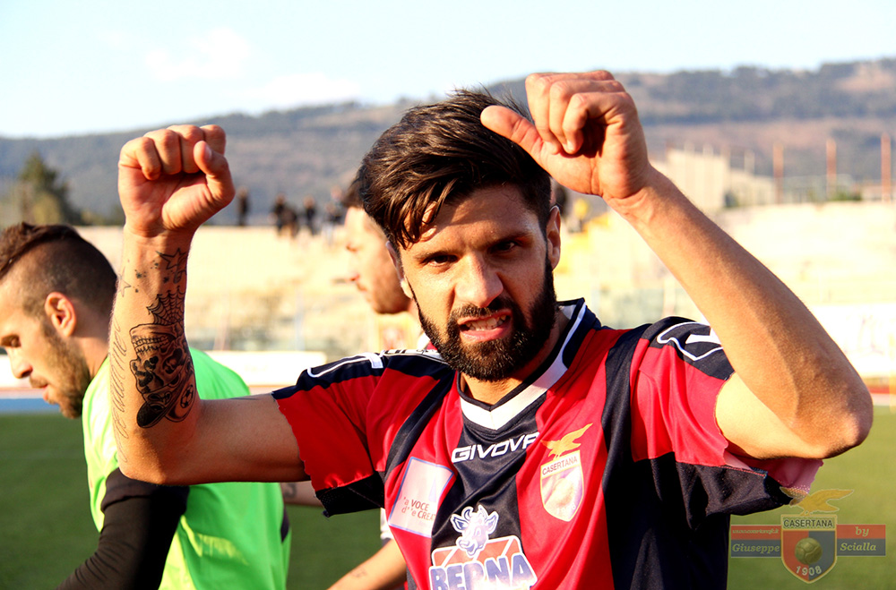 Casertana, Mancino alza l’asticella: “Ora riprendiamoci la vetta”