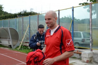 Ivan Rajcic con la maglia della Casertana (Foto Giuseppe Melone)