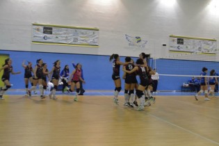 L'esultanza delle volaltine a Sant'Agata