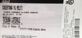 Il biglietto di Casertana-Melfi