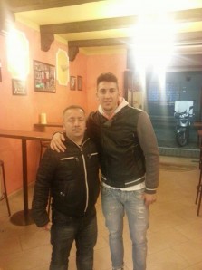 Il ds Luigi Cattolico in compagnia del capitano Diego Vitale