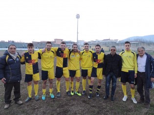 Il Real San Felice a dicembre quando presentò i nuovi acquisti