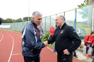 Mister Ugolotti e coach Molin (Foto Giuseppe Melone)