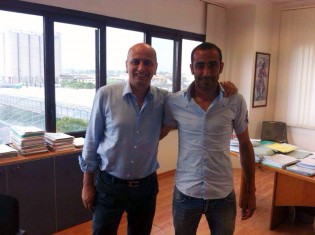 Il presidente Lombardi con Giuseppe Mattera