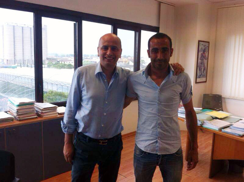 Casertana: il presidente Lombardi dà il benvenuto a Peppe Mattera