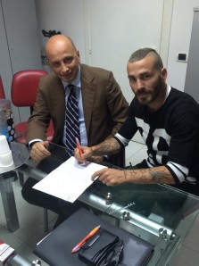 Alessandro con il presidente Lombardi