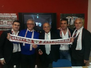 I dirigenti normanni con il Sindaco Sagliocco