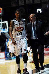 Coach Molin con Roberts (Foto Filauro)