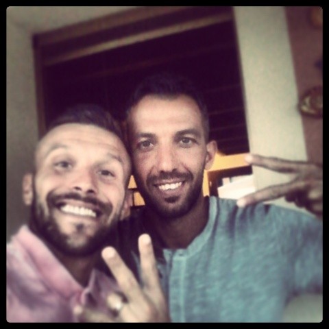 Per Fumagalli selfie-amarcord con un grande amico…
