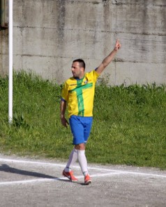 Gennaro Angiolino autore del primo gol del Don Guanella