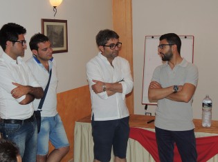 Al centro il presidente Zippo