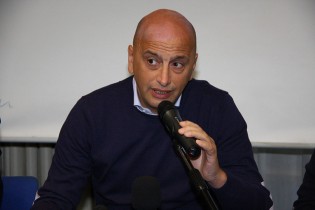 Il presidente della Casertana Giovanni Lombardi