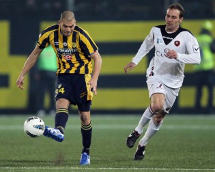 Adriano Mezavilla con la maglia della Juve Stabia