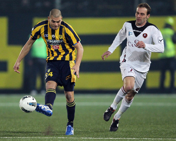 Adriano Mezavilla con la maglia della Juve Stabia