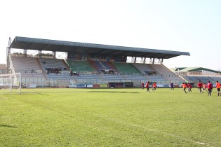 Una veduta della tribuna